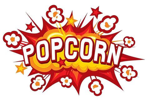 Free Printable Popcorn Logo